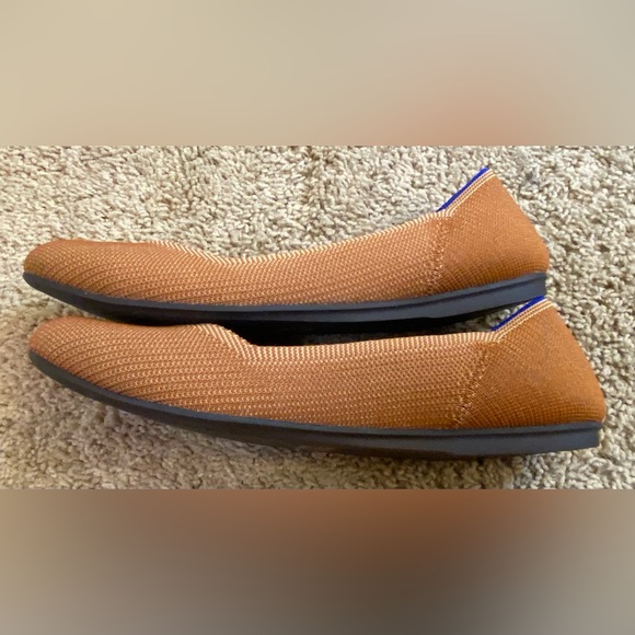 Rothy's Tan Knit Flats Comfortable Slip-On Loafers - Picture 6 of 7